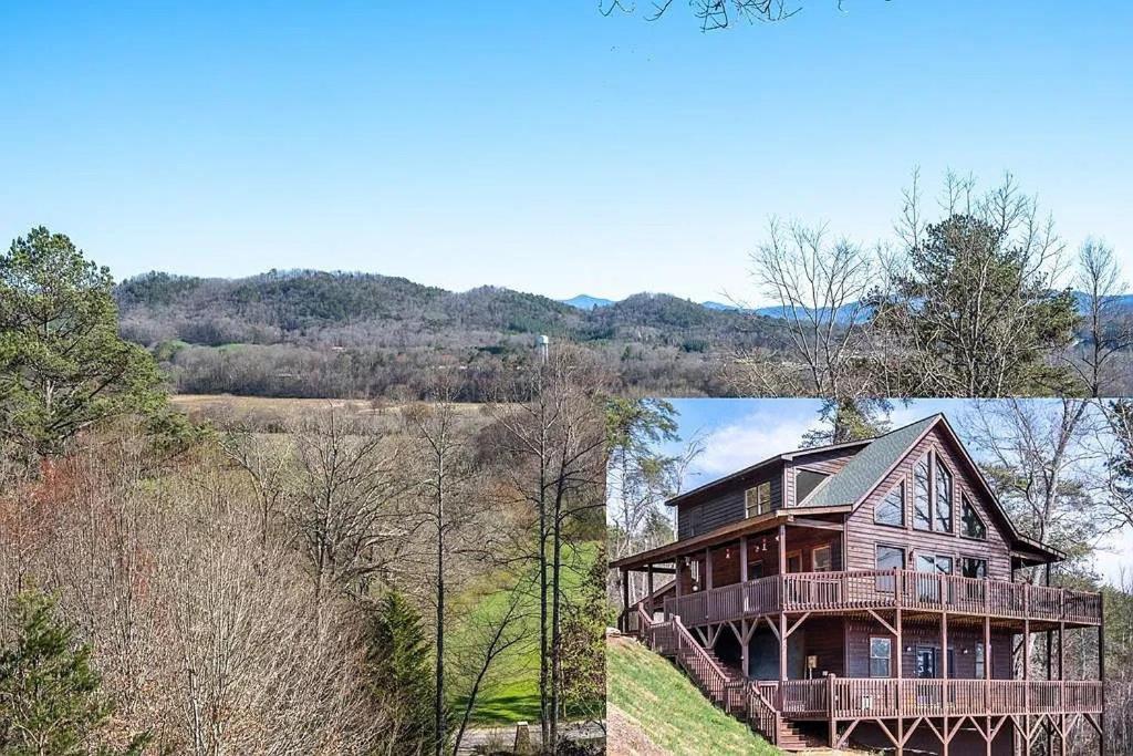 Mistletoe Cabin- Private Cabin W Views, Hottub, Pet Friendly Murphy Esterno foto