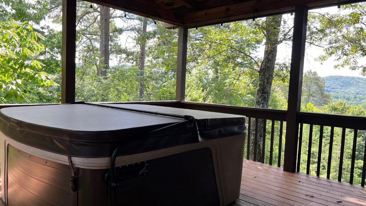 Mistletoe Cabin- Private Cabin W Views, Hottub, Pet Friendly Murphy Esterno foto