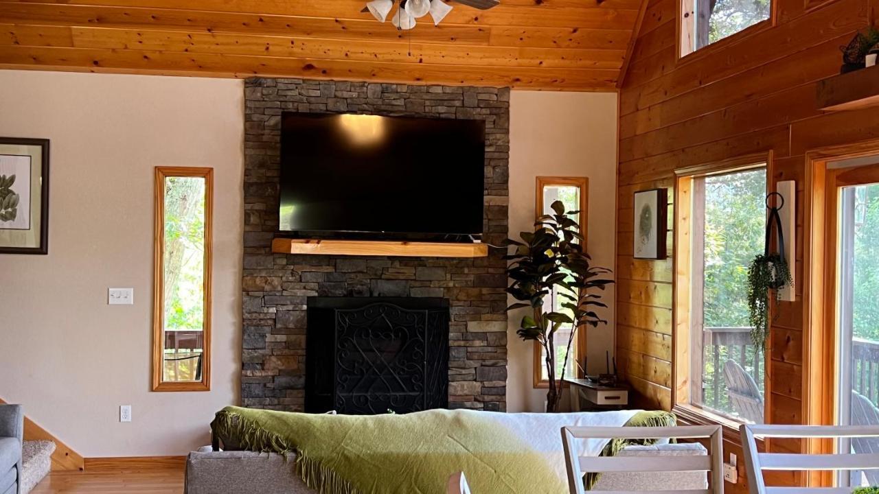 Mistletoe Cabin- Private Cabin W Views, Hottub, Pet Friendly Murphy Esterno foto