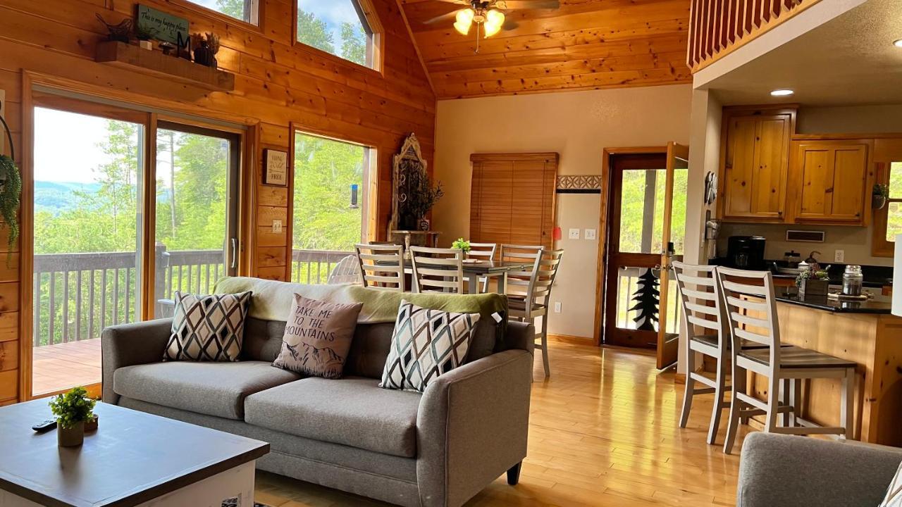 Mistletoe Cabin- Private Cabin W Views, Hottub, Pet Friendly Murphy Esterno foto