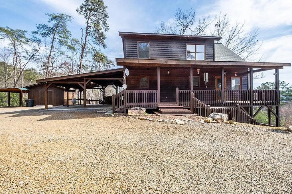 Mistletoe Cabin- Private Cabin W Views, Hottub, Pet Friendly Murphy Esterno foto